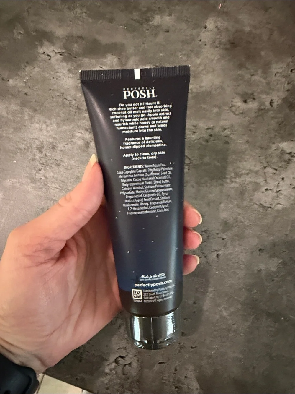 Posh Sheer & Nourishing Body Crème - Black & Yellow